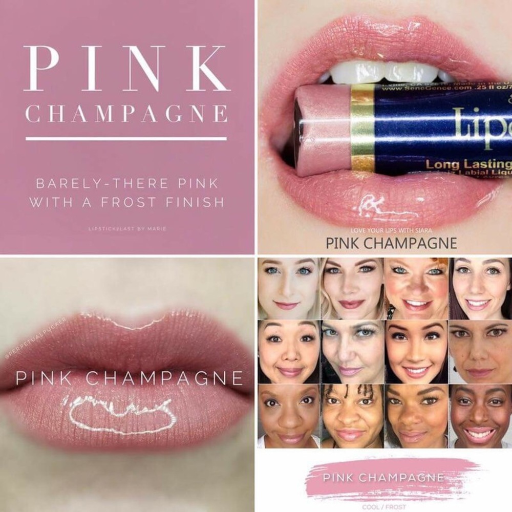 LipSense Pink Champagne Full Size NEW & Sealed